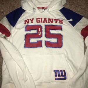 Pink New York giants sweatshirt